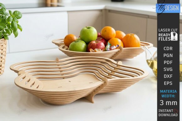 Download Wooden Layered Contour Bowl Laser Cut - Contour Collection