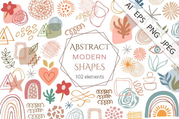 Download Modern Abstract Design Shapes - Shape Collection