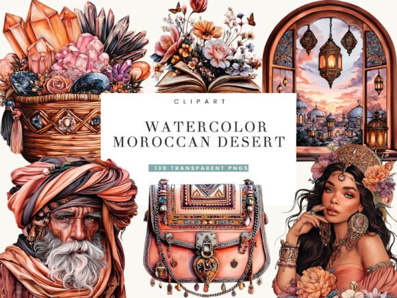 Download Watercolor Moroccan Desert Clipart - Desert clipart Collection