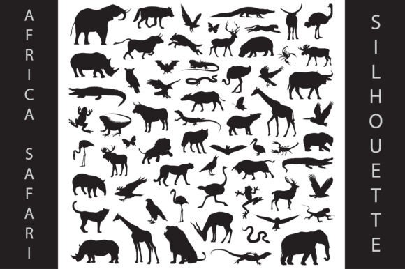 Download Africa Safari Animals Silhouette - Africa Collection