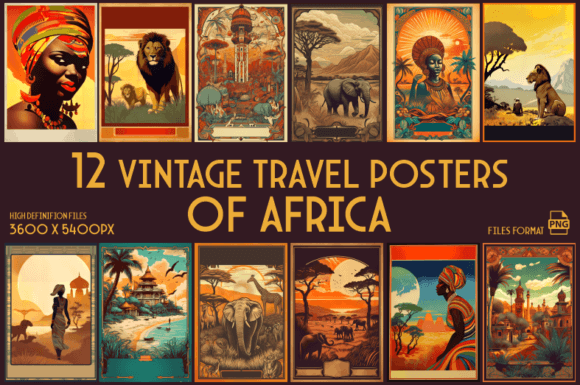 Download Vintage Travel Posters of Africa - Africa Collection