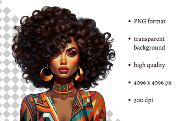 Download African American Ethnic Party Girl PNG - Africa Collection