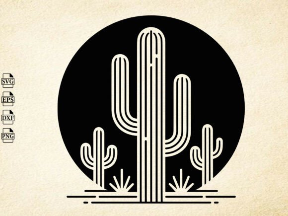 Download Cactus SVG, Hand Drawn Desert Clipart - Desert clipart Collection