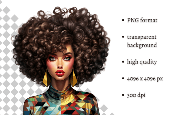 Download African American Ethnic Party Girl PNG - Africa Collection