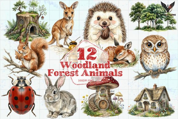 Download Woodland Forest Animals PNG - Premium Resources
