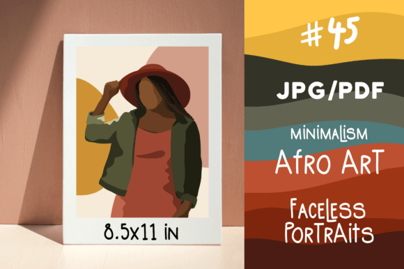 Download African Woman Black Girl Minimalist Art - Africa Collection